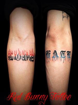 ^gD[ tattoo  letter
